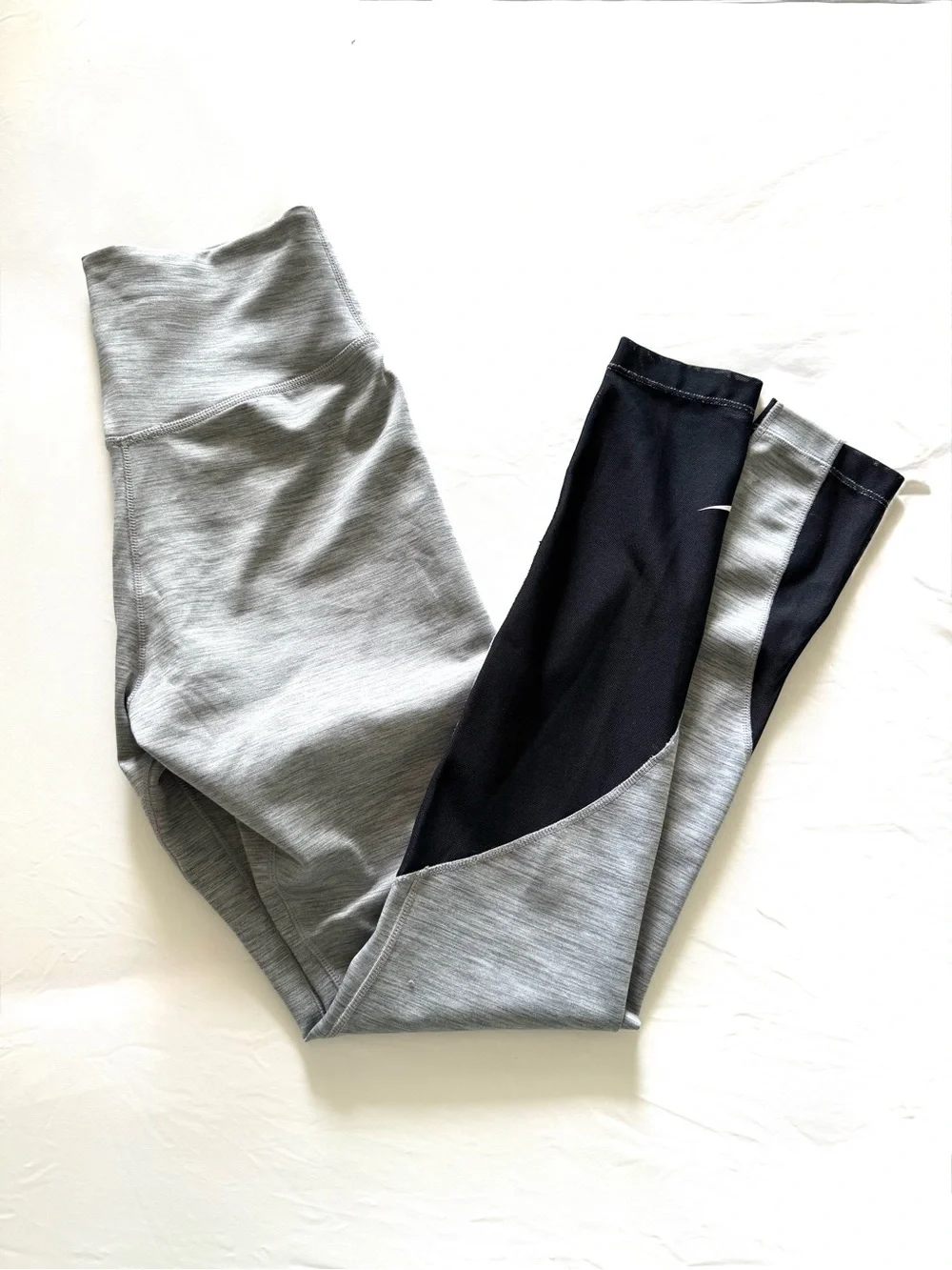 Nike Gray and Black Dri-FIT Leggings